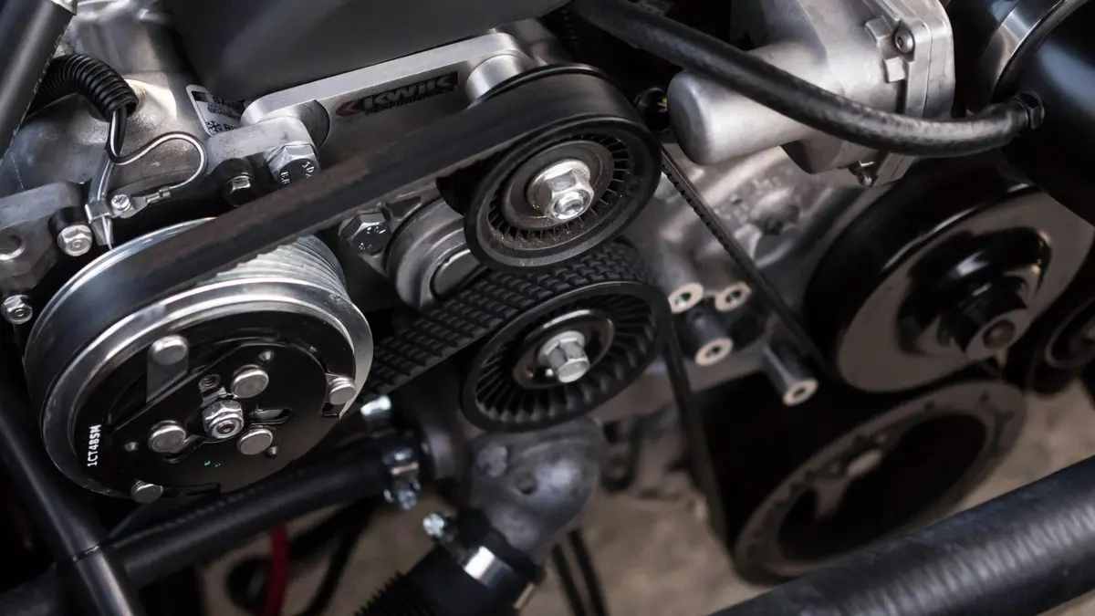 Close-up of a car engine bay, the kind of work an auto repair shop needs customers to trust it with