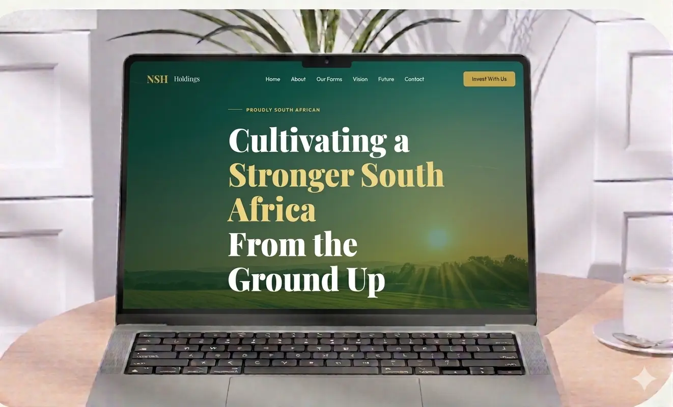 NSH Holdings website designed by 99Webiz